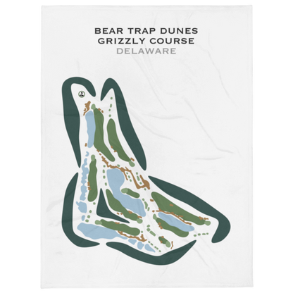 Bear Trap Dunes, Grizzly Course, Delaware - Printed Golf Courses