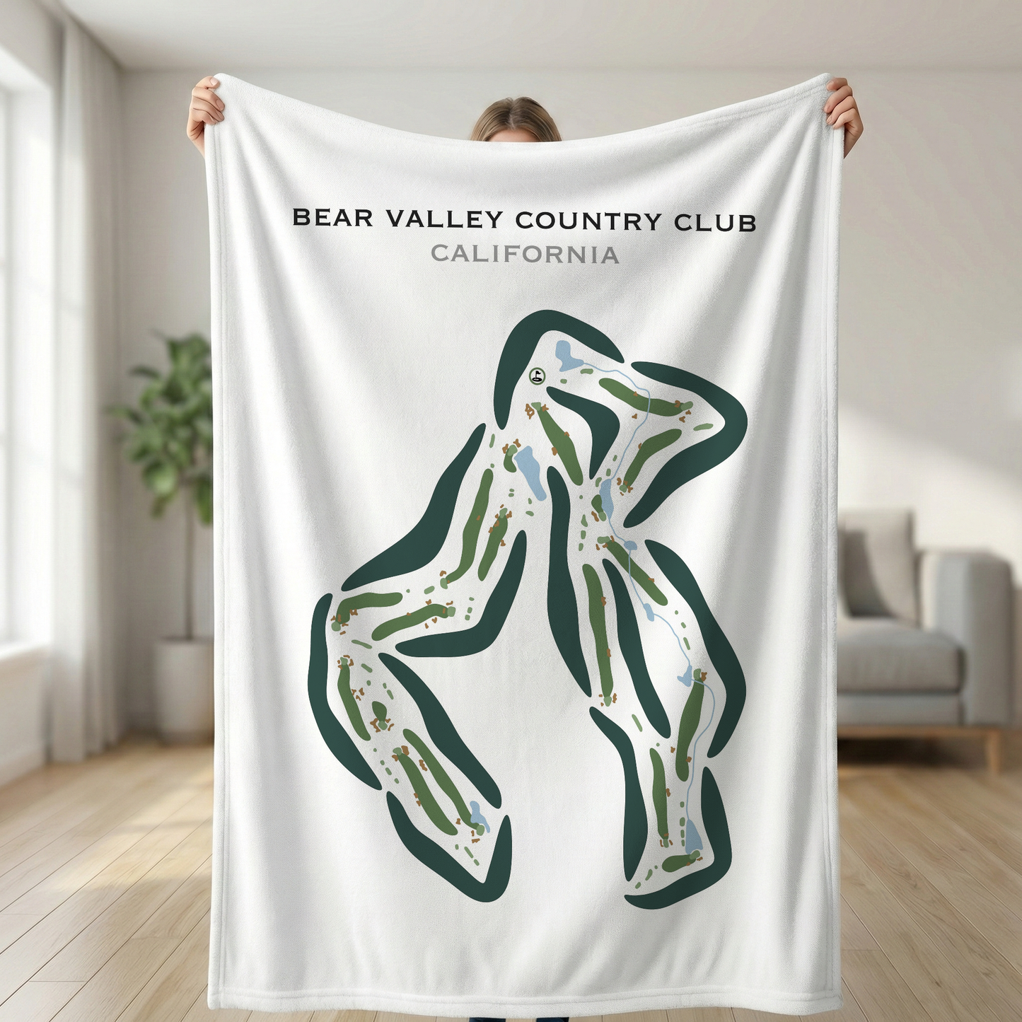 Bear Valley Country Club, California - Printed Golf Courses