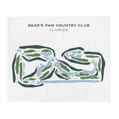 Bear's Paw Country Club, Florida - Printed Golf Courses