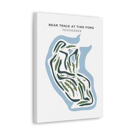 Bear Trace At Tims Ford State, Tennessee - Printed Golf Courses