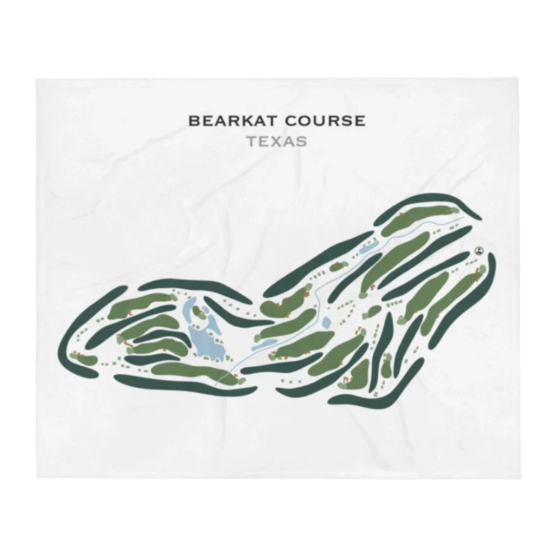 Bearkat Course, Texas - Printed Golf Course
