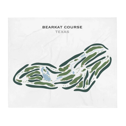 Bearkat Course, Texas - Printed Golf Course