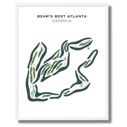 Bear's Best Atlanta, Georgia - Printed Golf Courses