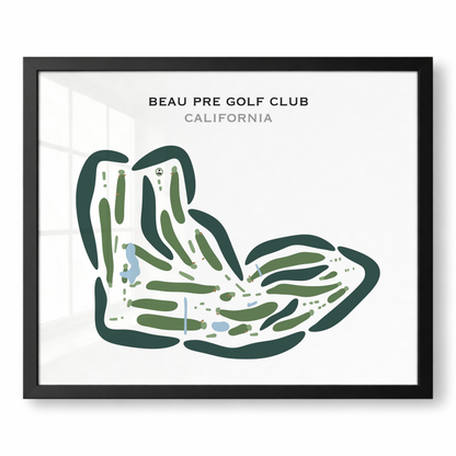 Beau Pre Golf Club, California - Printed Golf Courses
