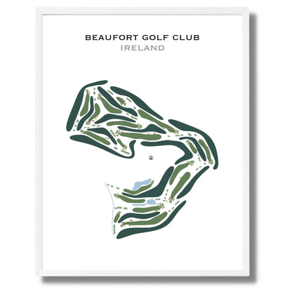 Beaufort Golf Club, Ireland - Printed Golf Course