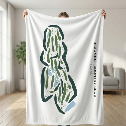 Beaumont Country Club, Texas - Printed Golf Courses