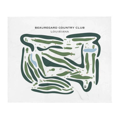 Beauregard Country Club, Los Angeles - Printed Golf Courses