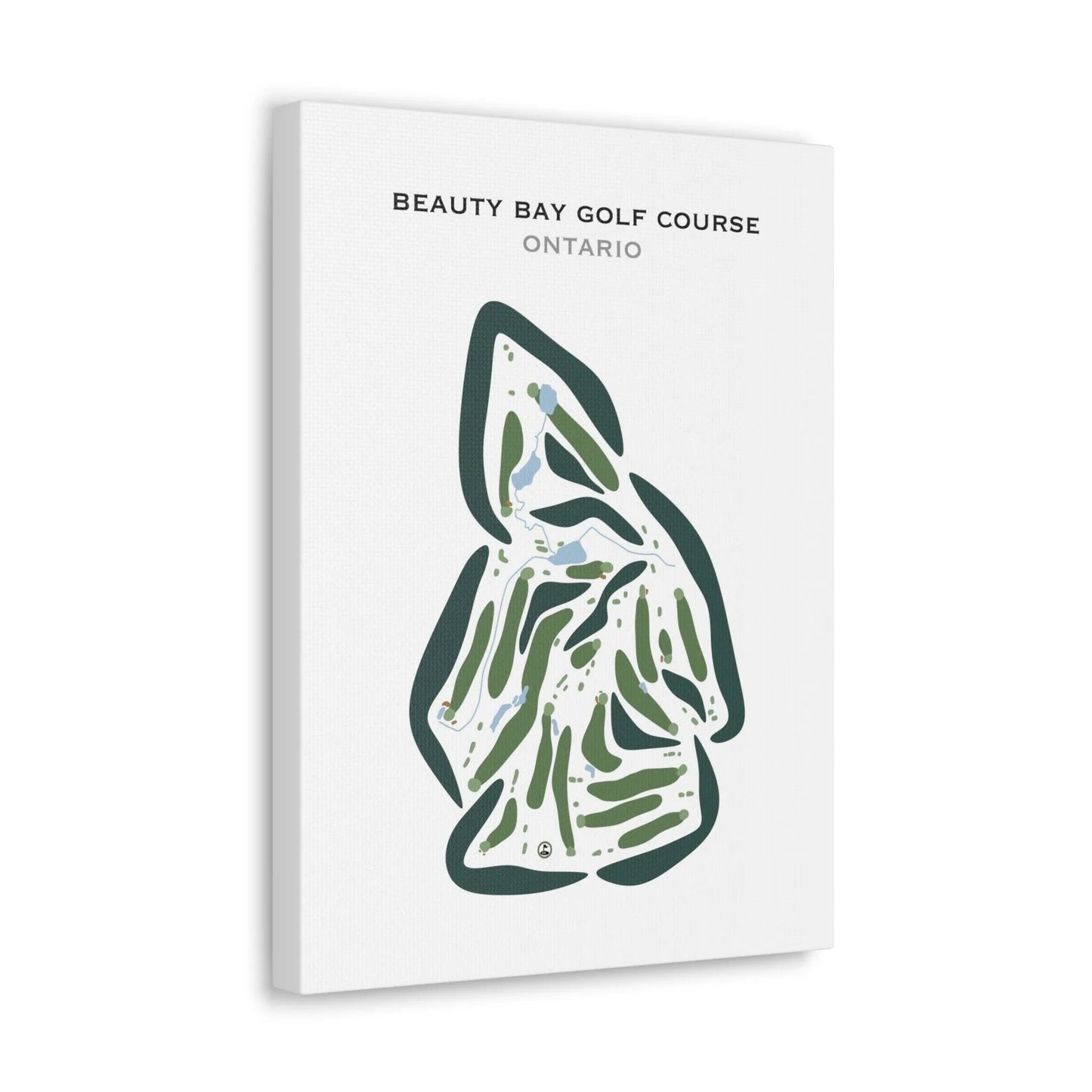 Beauty Bay Golf Course, Canada - Printed Golf Courses