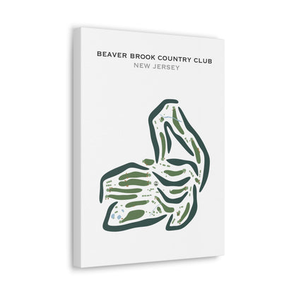 Beaver Brook Country Club, New Jersey - Printed Golf Courses