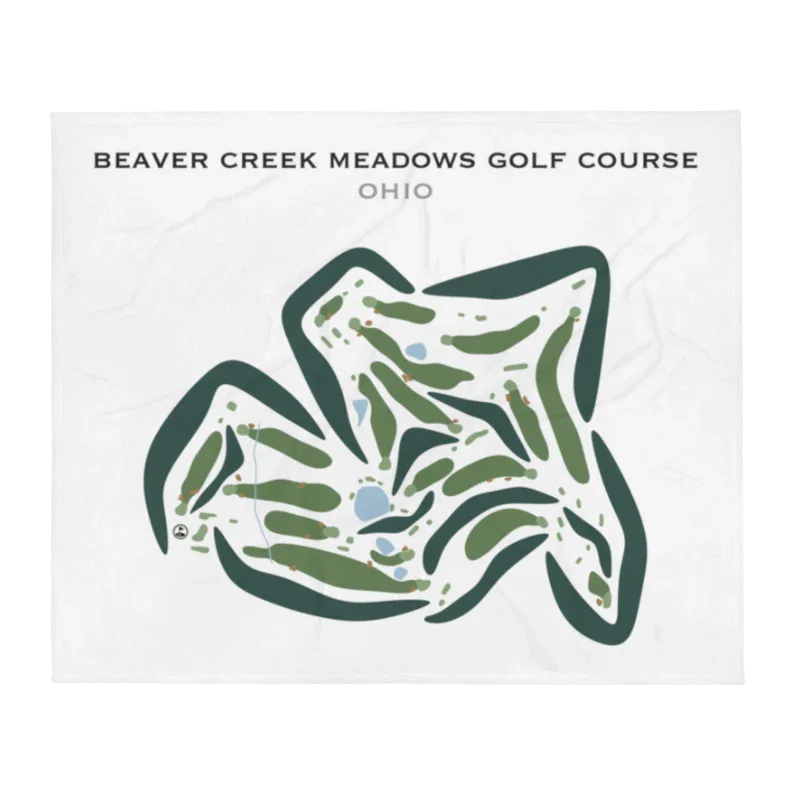 Beaver Creek Meadows Golf Course, Ohio - Printed Golf Courses