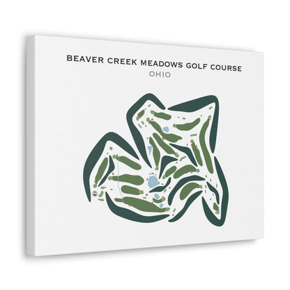 Beaver Creek Meadows Golf Course, Ohio - Printed Golf Courses