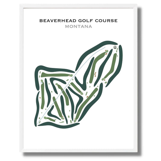 Beaverhead Golf Course, Montana - Printed Golf Courses