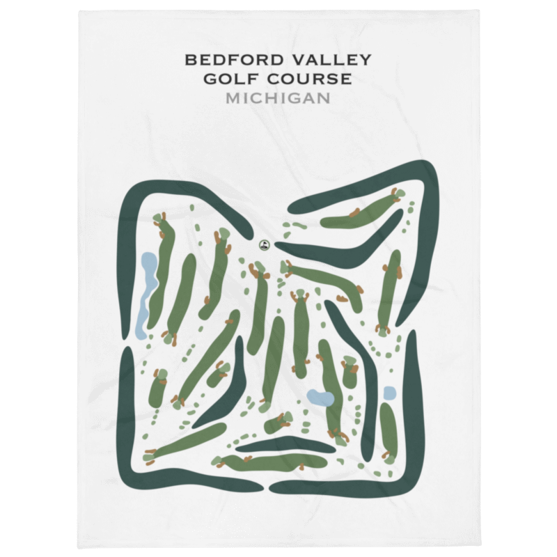 Bedford Valley Golf Course, Michigan - Printed Golf Courses