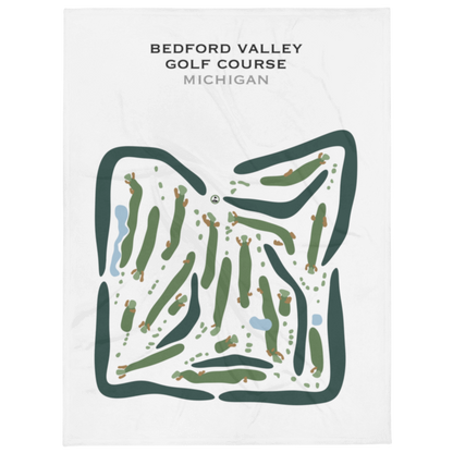 Bedford Valley Golf Course, Michigan - Printed Golf Courses