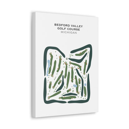 Bedford Valley Golf Course, Michigan - Printed Golf Courses