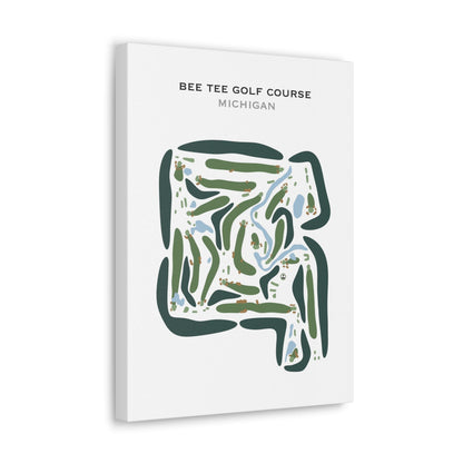 Bee Tee Golf Course, Michigan - Printed Golf Courses