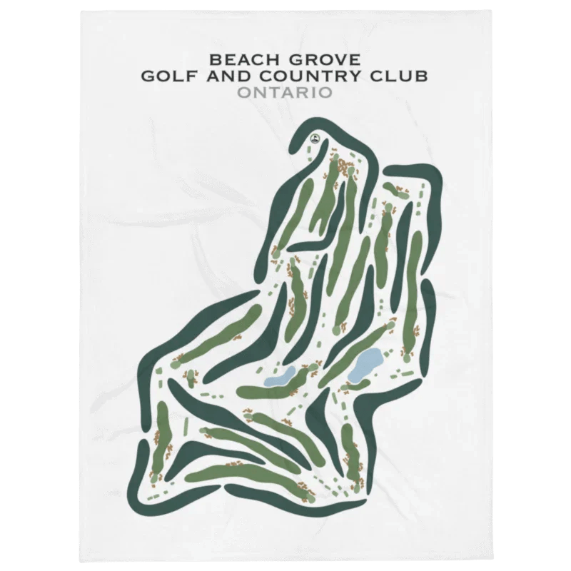 Beach Grove Golf and Country Club, Ontario - Printed Golf Courses
