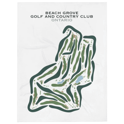 Beach Grove Golf and Country Club, Ontario - Printed Golf Courses