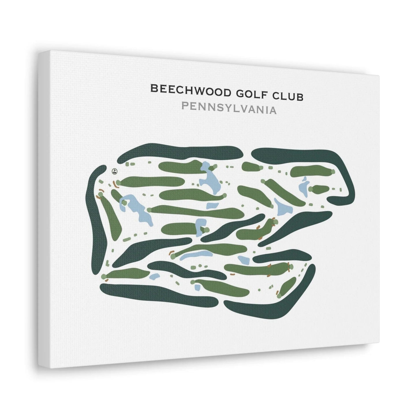 Beechwood Golf Club, Pennsylvania - Printed Golf Courses