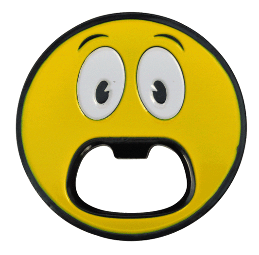 Smiley Face Bottle Opener Ball Marker by ReadyGOLF