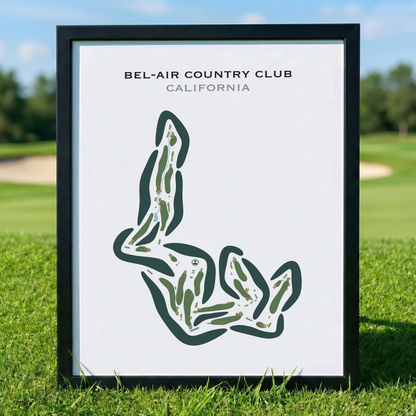 Bel-Air Country Club, California - Printed Golf Courses