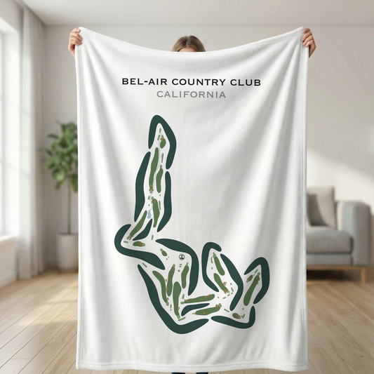 Bel-Air Country Club, California - Printed Golf Courses