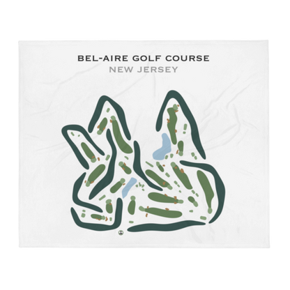 Bel-Aire Golf Course, New Jersey - Printed Golf Courses