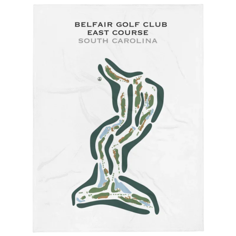 Belfair Golf Club East Golf Course, South Carolina - Printed Golf Courses