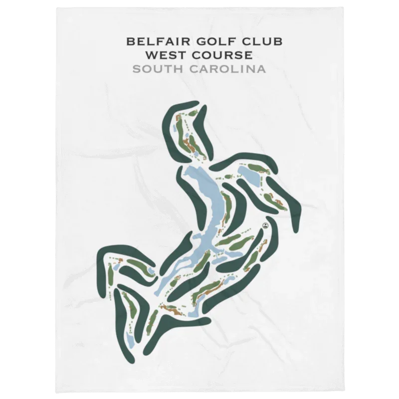 Belfair Golf Club West Golf Course, South Carolina - Printed Golf Courses