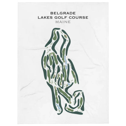 Belgrade Lakes Golf Course, Maine - Printed Golf Course