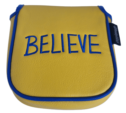 L.A.B. DF2.1 Embroidered Center-Shafted Putter Cover by ReadyGOLF - Believe