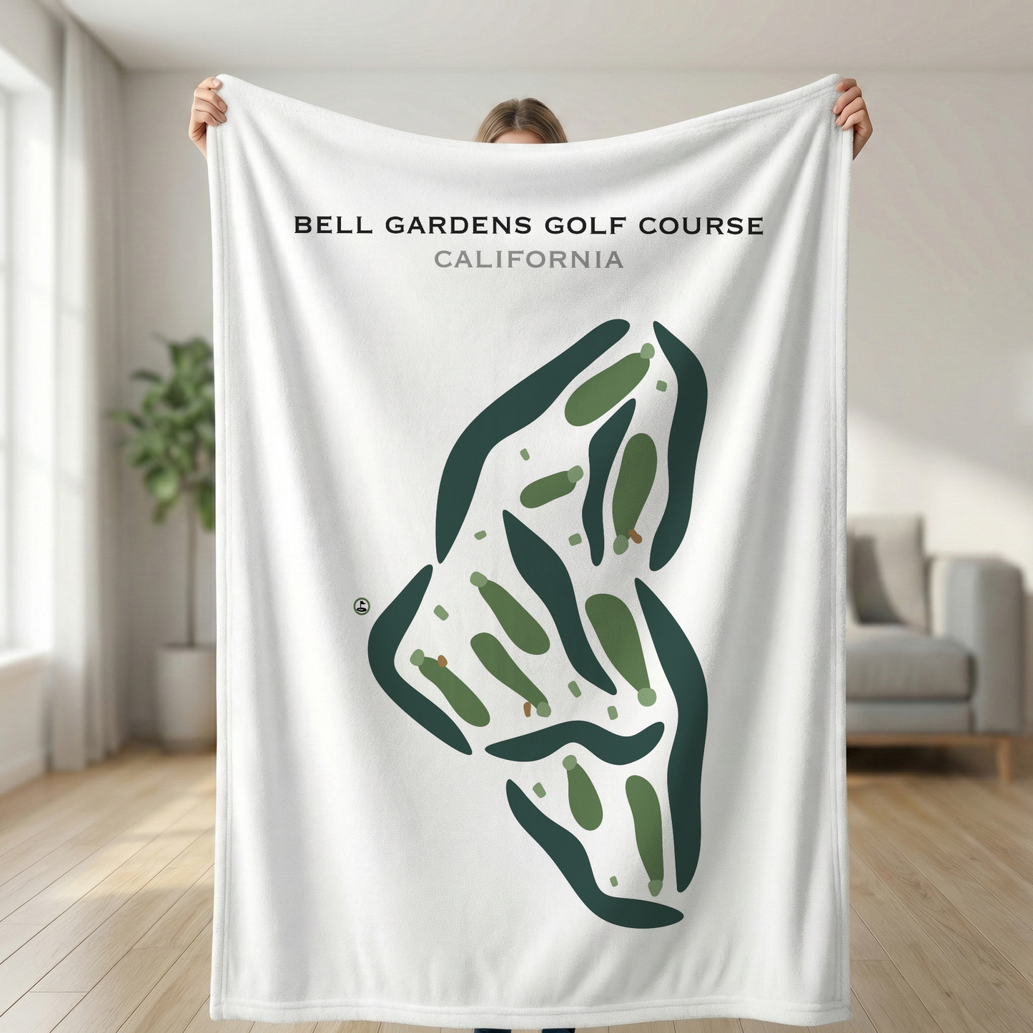 Bell Gardens Golf Course, California - Printed Golf Courses