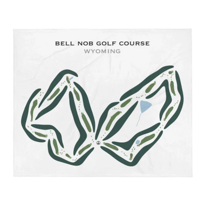 Bell Nob Golf Course, Wyoming - Printed Golf Courses