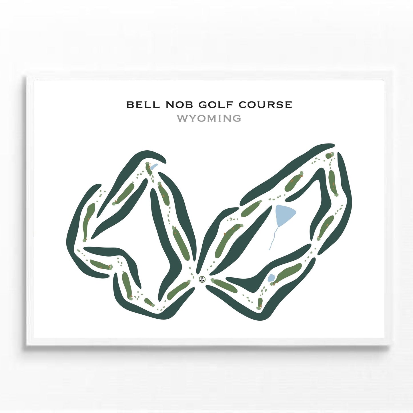 Bell Nob Golf Course, Wyoming - Printed Golf Courses
