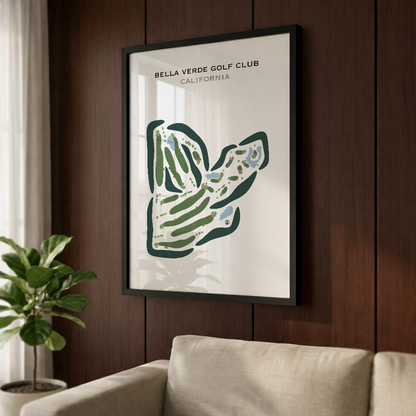 Bella Verde Golf Club, California - Printed Golf Courses