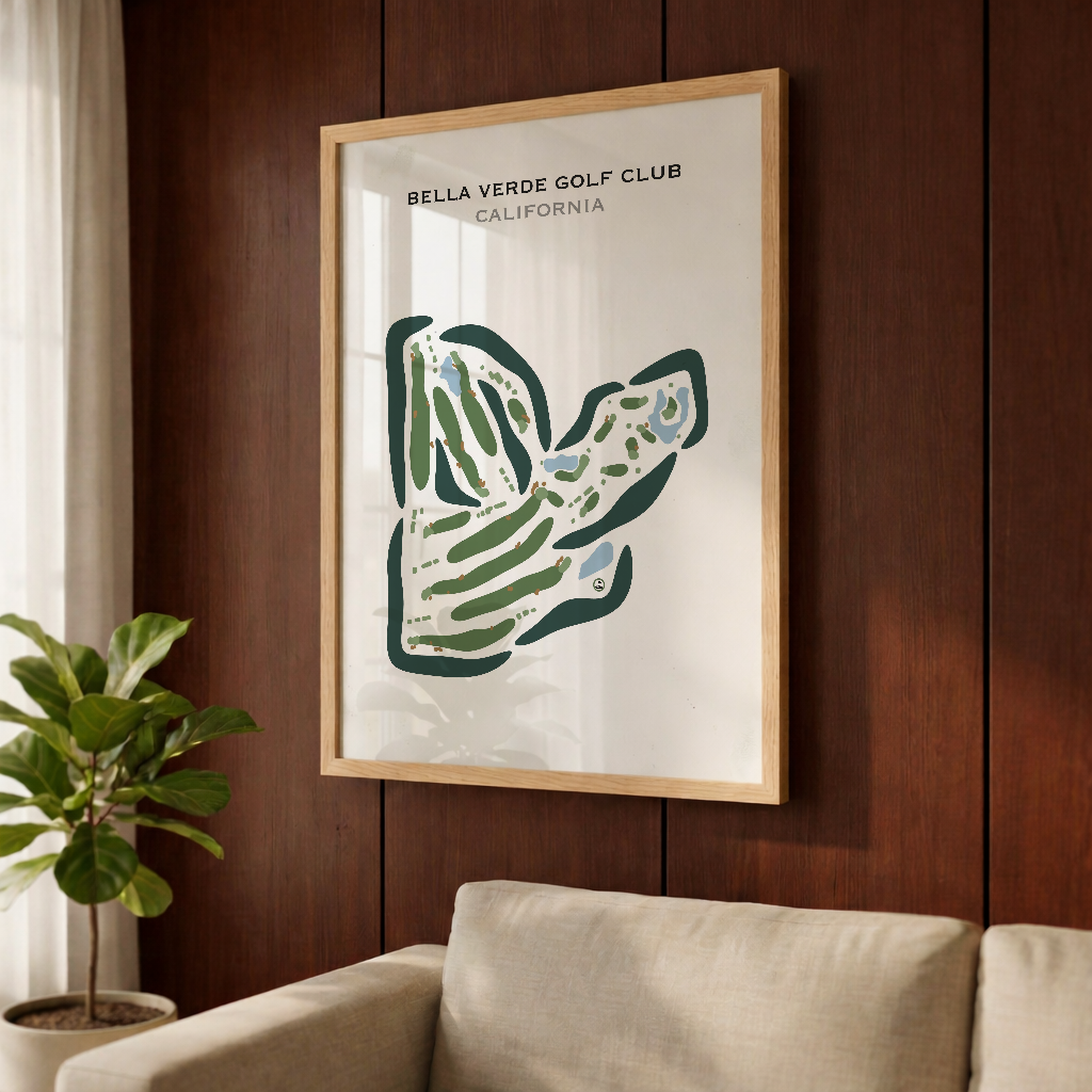 Bella Verde Golf Club, California - Printed Golf Courses