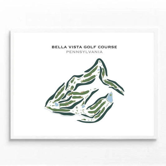 Bella Vista Golf Course, Pennsylvania - Printed Golf Course
