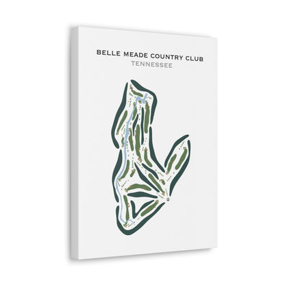 Belle Meade Country Club, Tennessee - Printed Golf Courses
