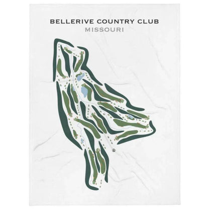 Bellerive Country Club, Missouri - Printed Golf Courses