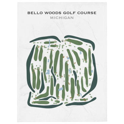 Bello Woods Golf Course, Michigan - Printed Golf Courses