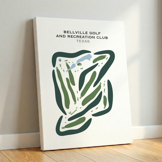 Bellville Golf & Recreation Club, Texas - Printed Golf Courses
