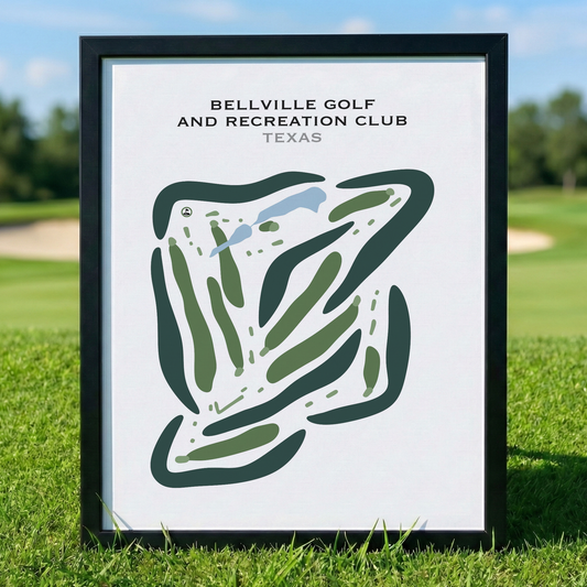 Bellville Golf & Recreation Club, Texas - Printed Golf Courses
