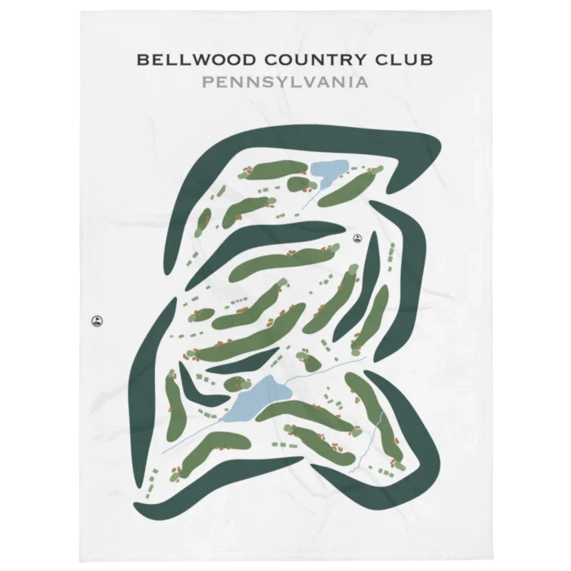 Bellewood Country Club, Pennsylvania - Printed Golf Courses