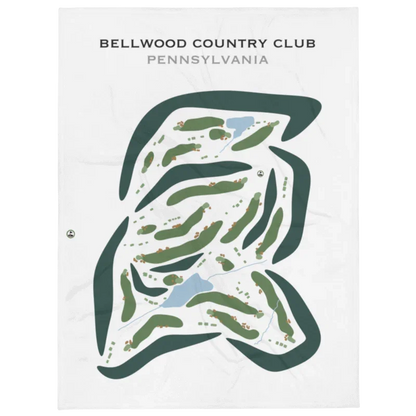 Bellewood Country Club, Pennsylvania - Printed Golf Courses