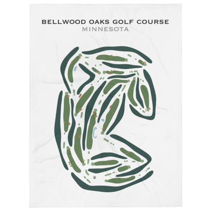 Bellwood Oaks Golf Course, Minnesota - Printed Golf Courses