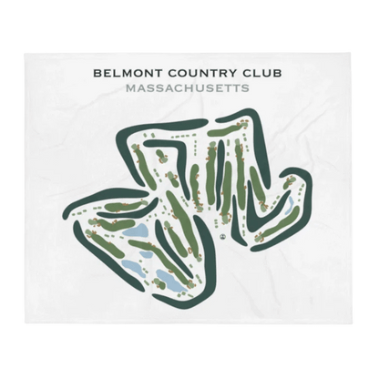 Belmont Country Club, Massachusetts - Printed Golf Course