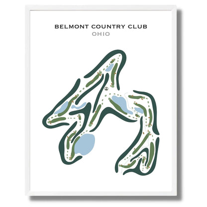 Belmont Country Club, Ohio - Printed Golf Courses
