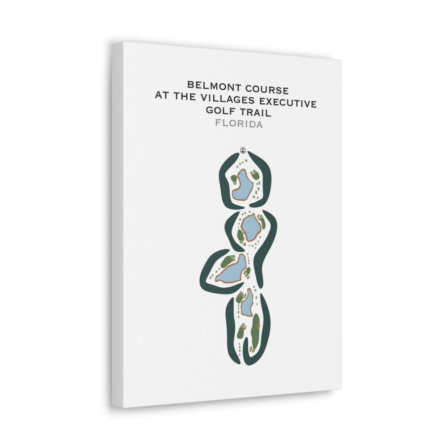 Belmont Course at The Villages Executive Golf Trail, Florida - Printed Golf Courses