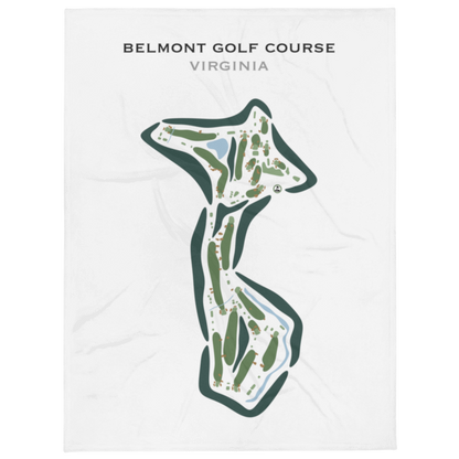 Belmont Golf Course, Richmond, Virginia - Printed Golf Courses