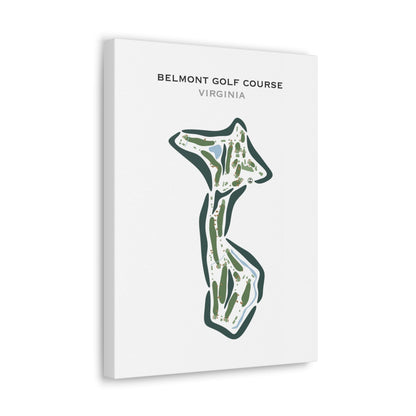 Belmont Golf Course, Richmond, Virginia - Printed Golf Courses